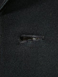 26/0170 fabulous1930s 1940s vintage black barathea / grosgrain silk wide peak lapel s/b dinner jacket 36 regular
