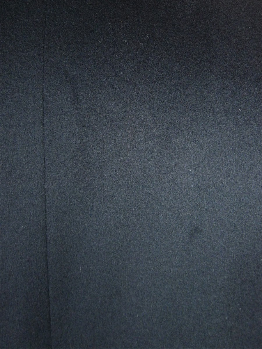 26/0175 near immaculate italian pure cashmere navy blue d/b overcoat coat 40