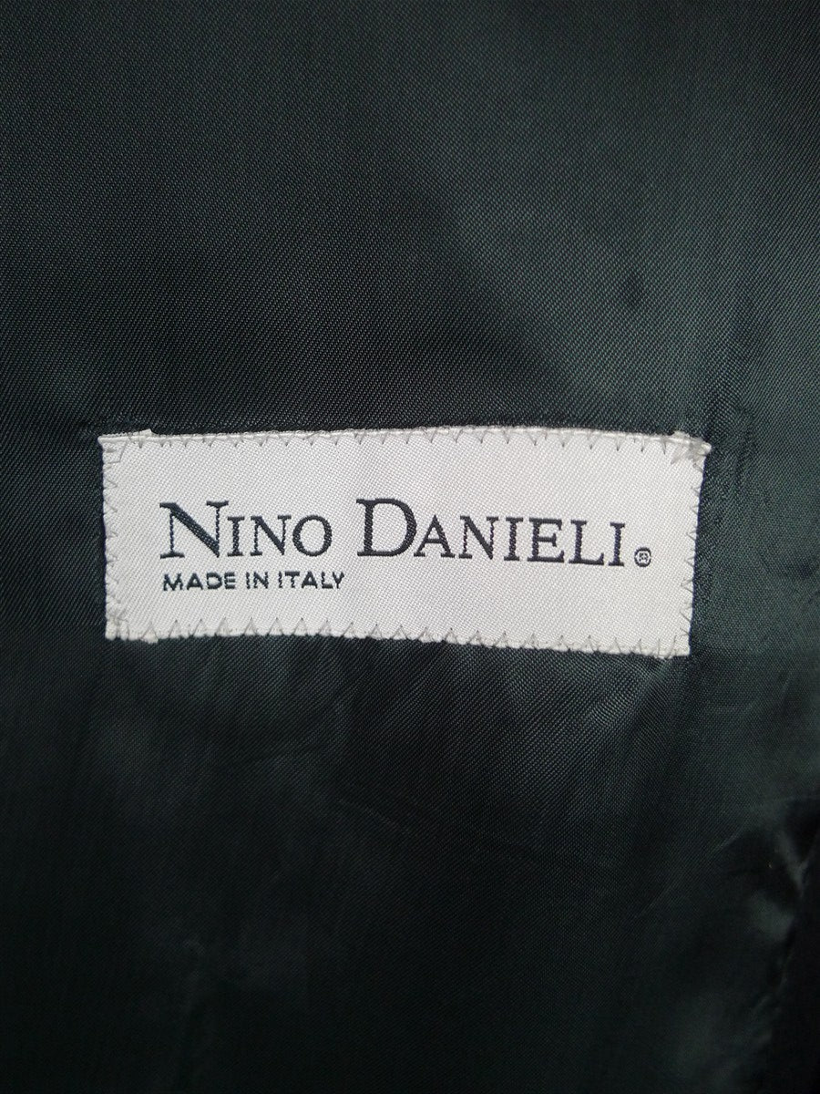 26/0175 near immaculate italian pure cashmere navy blue d/b overcoat coat 40