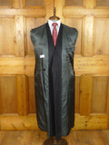 26/0175 near immaculate italian pure cashmere navy blue d/b overcoat coat 40