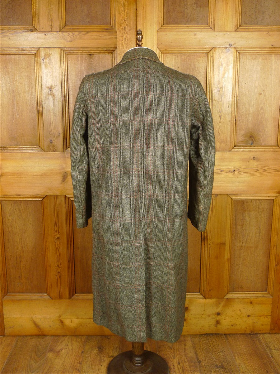 26/0196 genuine 1940s ww2 era vintage tweed coat overcoat 40-42
