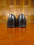 26/0198 vintage tricker's  jermyn street black apron front derby shoe uk 8.5