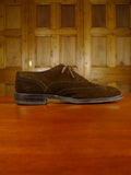 26/0213 john white northampton brown suede brogue shoe uk 8.5