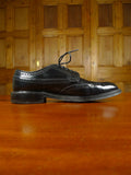 26/0212 heavyweight herring shoes 'canning' black brogue shoe uk 10