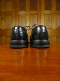 26/0212 heavyweight herring shoes 'canning' black brogue shoe uk 10