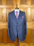 26/0231 immaculate 2019 italian bespoke teal blue super 150s luxury wool 3-piece suit 42 short to regular