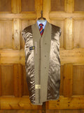 26/0237 genuine 1960s vintage extra-heavyweight crombie wool british warm overcoat w/ leather buttons 44