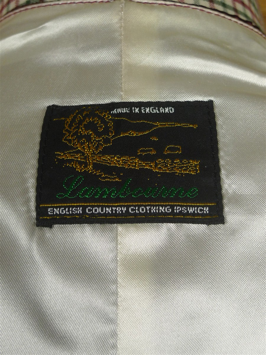 26/0239 immaculate lambourne burgundy red doeskin wool country waistcoat 38