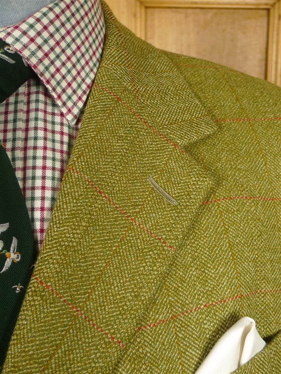 26/0252 immaculate 2015 city of london bespoke wp check tweed jacket 50 short to regular