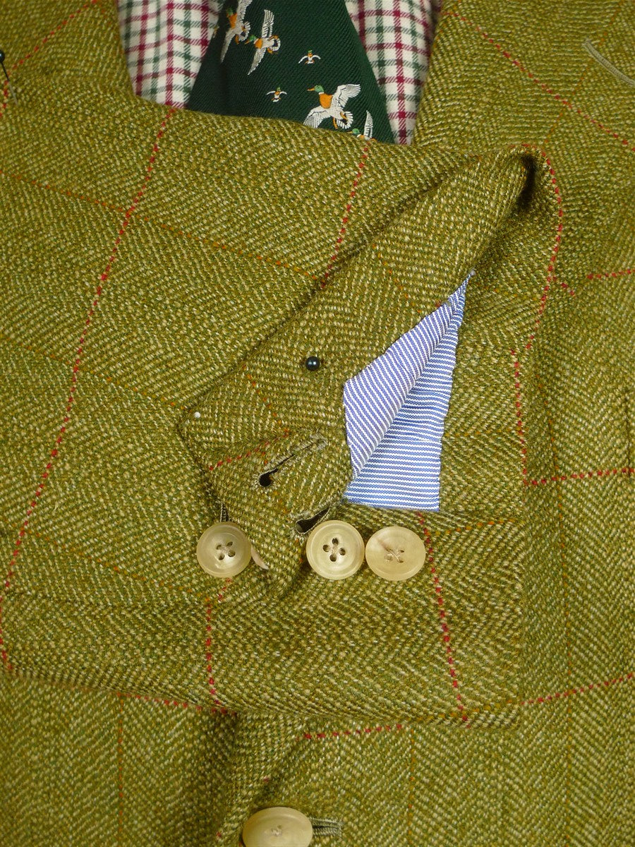 26/0252 immaculate 2015 city of london bespoke wp check tweed jacket 50 short to regular