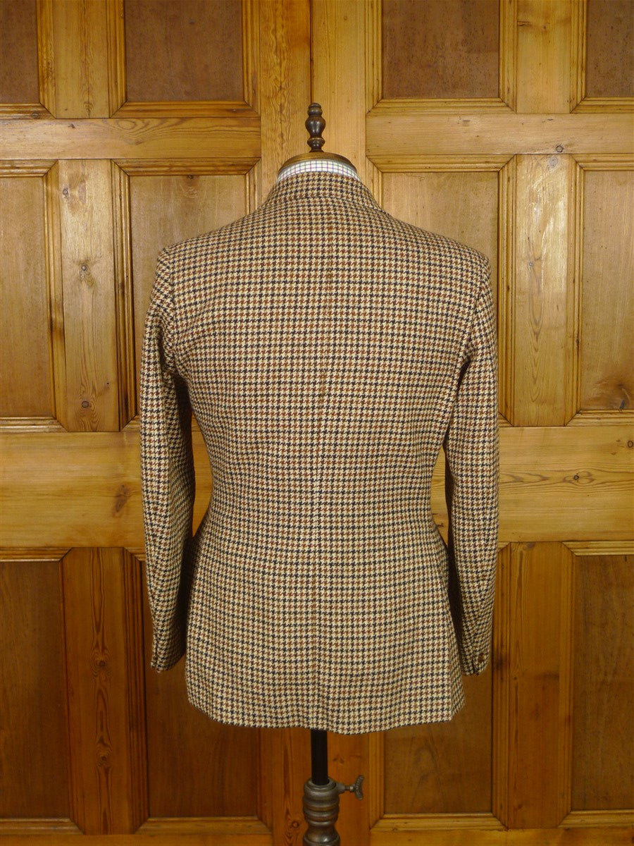 26/0254 immaculate vintage lambourne houndstooth check tweed sports jacket 39 short