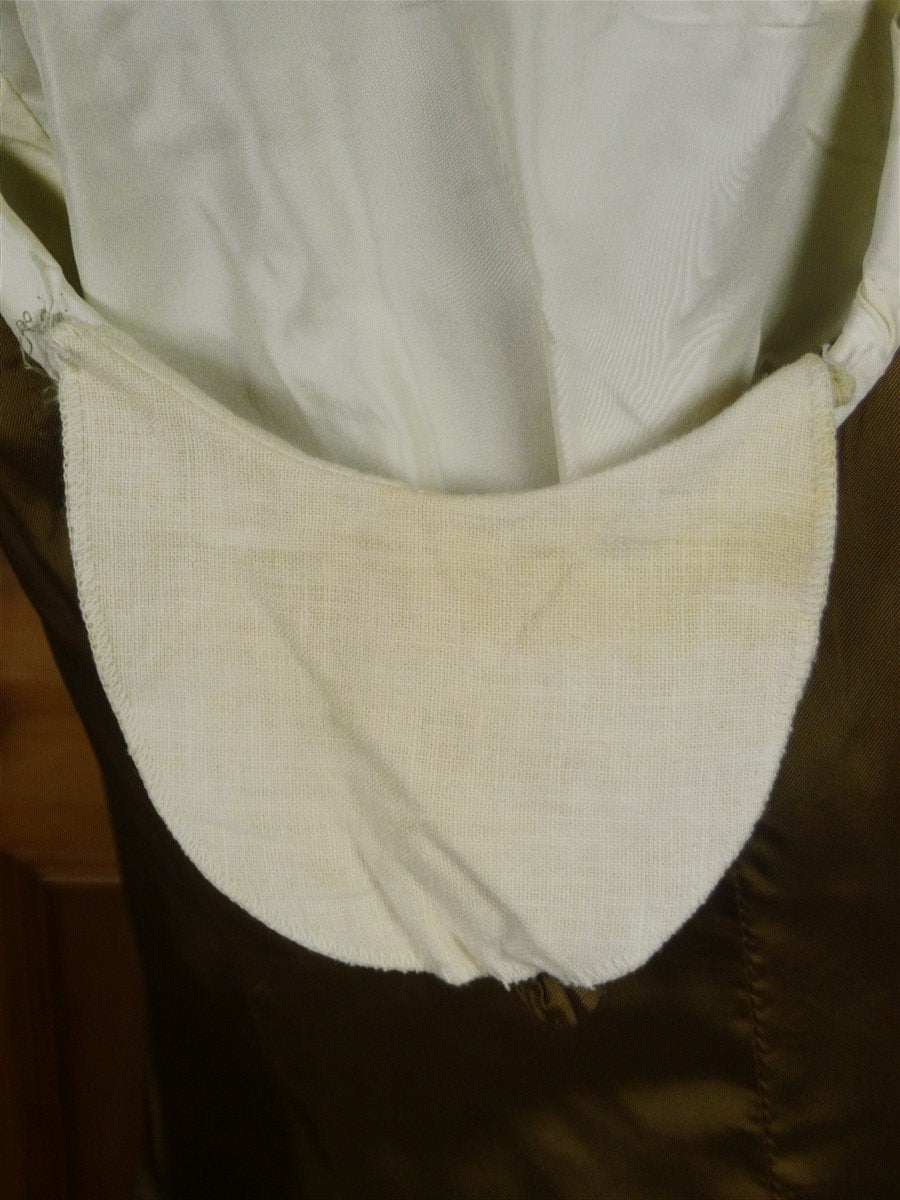 26/0257 vintage aquascutum london grey / brown check wool suit 42 regular