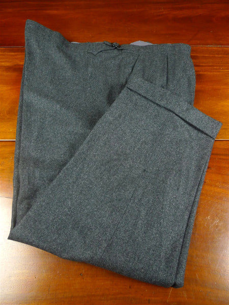 26/0264 edward sexton 2015 savile row bespoke grey worsted flannel trouser 43-48