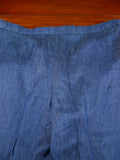 26/0267 immaculate italian bespoke blue linen lightweight trouser 45