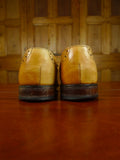 26/0334 loake tan brown leather full brogue shoe uk 10