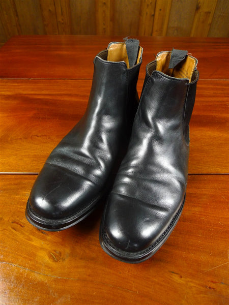 26/0301 church's black calf leather 'devon' chelsea boot uk 9.5 f