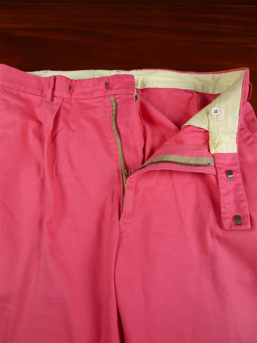 26/0283 immaculate vintage pakeman catto carter pink cotton chino trouser jean 36