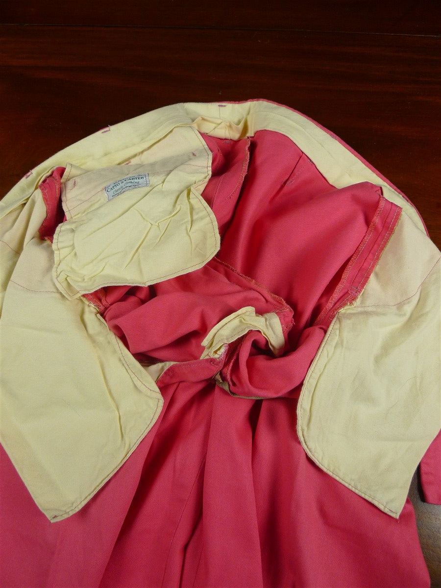 26/0283 immaculate vintage pakeman catto carter pink cotton chino trouser jean 36