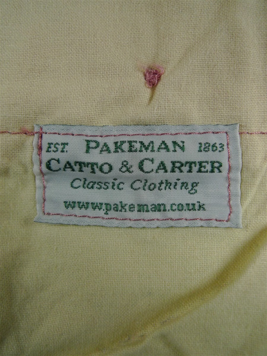 26/0283 immaculate vintage pakeman catto carter pink cotton chino trouser jean 36