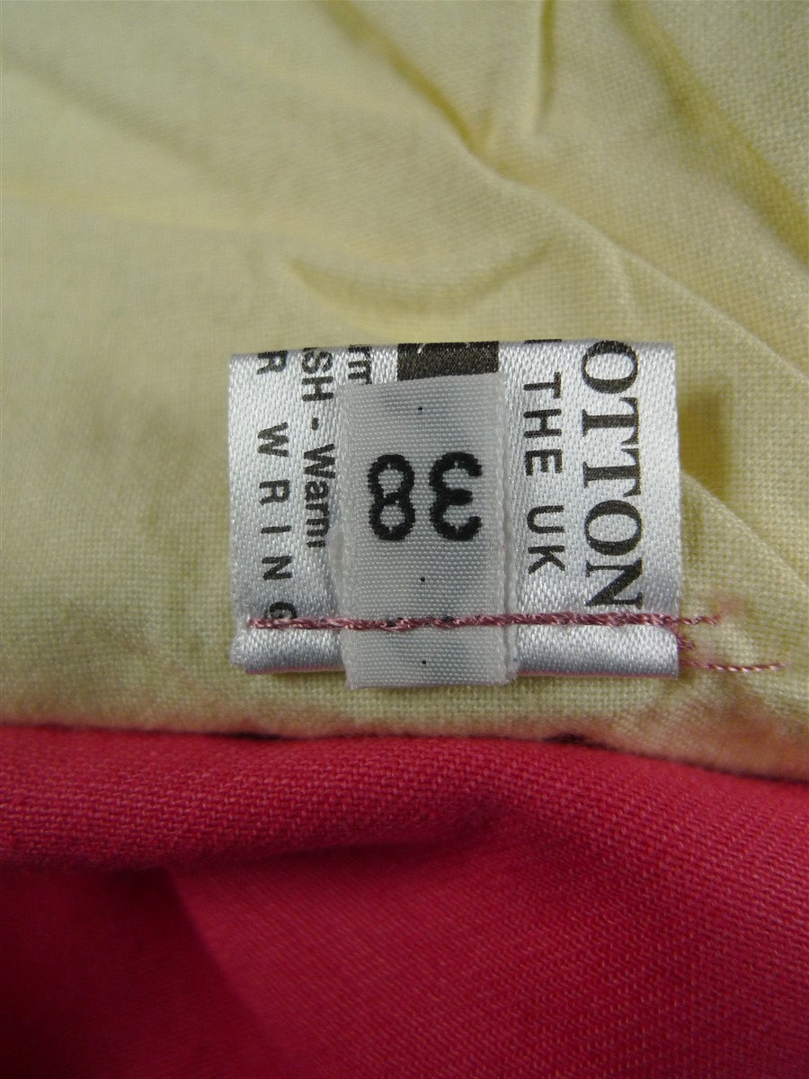 26/0283 immaculate vintage pakeman catto carter pink cotton chino trouser jean 36