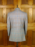 26/0285 beautiful vintage chester barrie for harrods grey bold check wool sports jacket blazer 40 regular