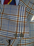 26/0285 beautiful vintage chester barrie for harrods grey bold check wool sports jacket blazer 40 regular