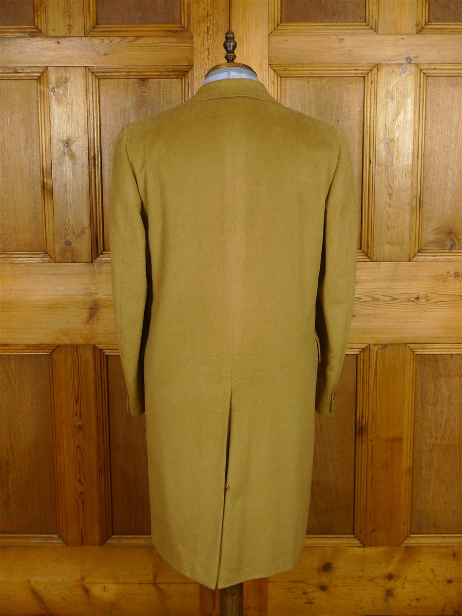 26/0289 near immaculate vintage chester barrie pure cashmere camel coat overcoat 38-39 regular