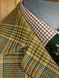 26/0290 fabulous vintage daks glen check tweed raglan coat overcoat 38-40