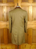 26/0291 cordings piccadilly fox bros cloth venetian wool covert coat overcoat w/ velvet collar 36-38