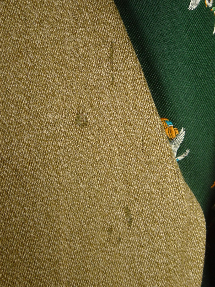 26/0291 cordings piccadilly fox bros cloth venetian wool covert coat overcoat w/ velvet collar 36-38