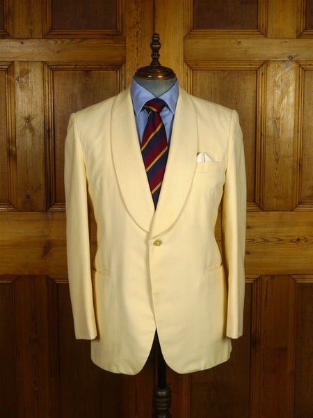 26/0287 beautiful vintage daks simpson 100% wool ivory white dinner jacket 42 regular