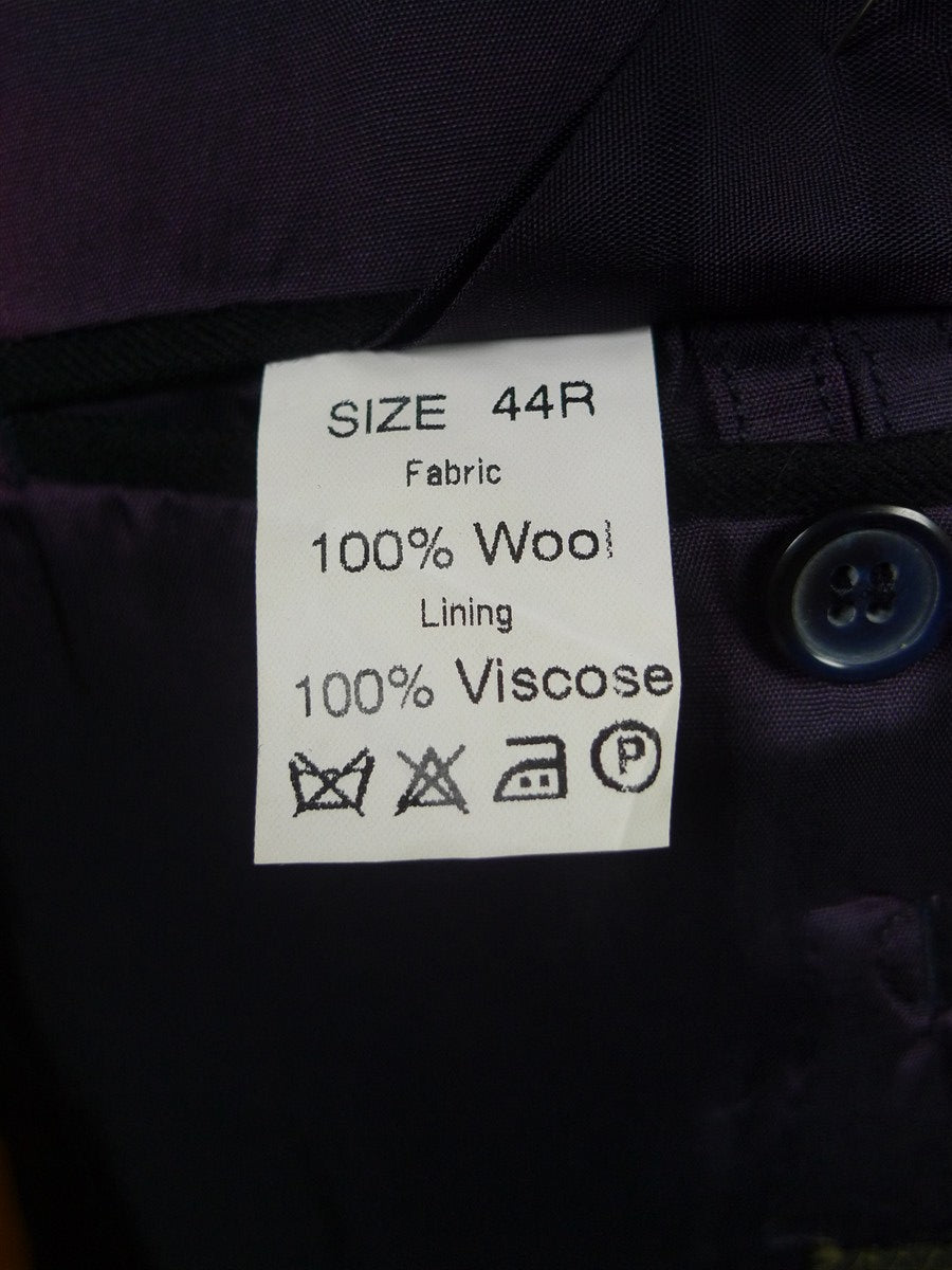 26/0296 near immaculate p&j haggart of aberfeldy black wool blazer 44 regular