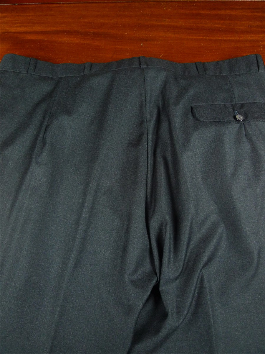 26/0320 near immaculate 2015 kent haste lachter savile row bespoke grey wool trouser 39