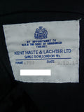 26/0320 near immaculate 2015 kent haste lachter savile row bespoke grey wool trouser 39