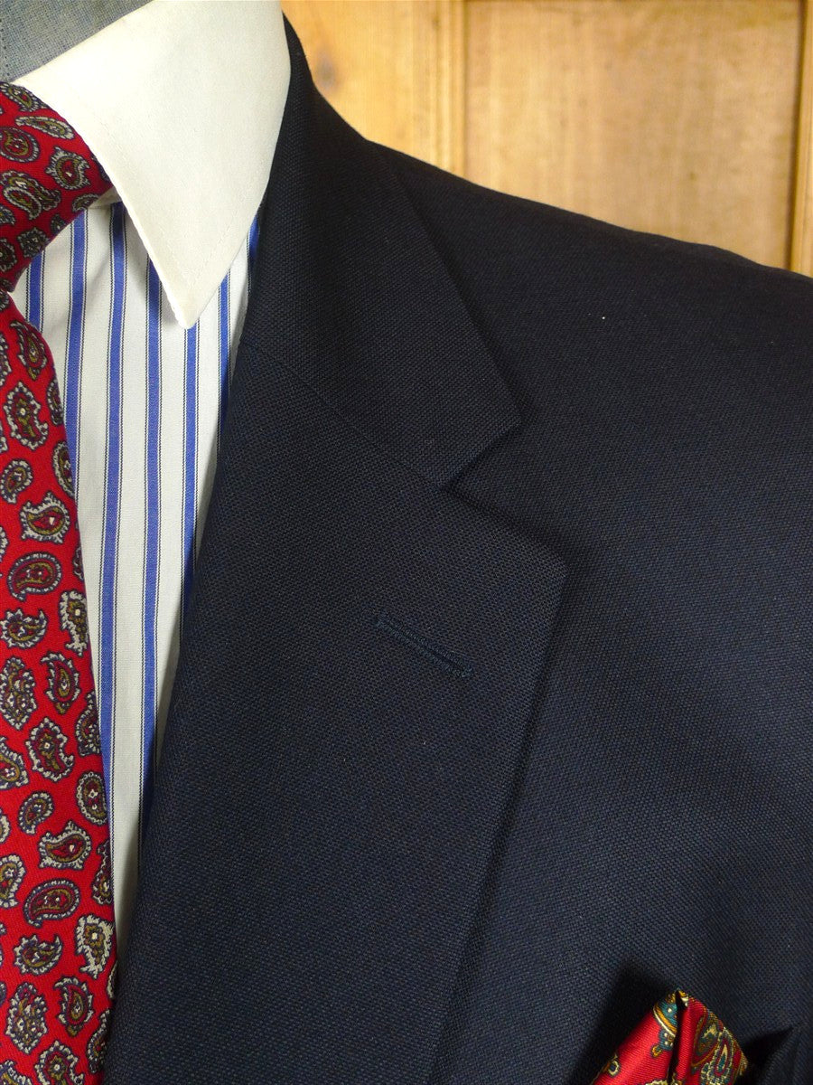 26/0321 gieves & hawkes savile row navy blue worsted blazer 45 regular