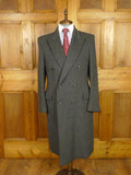 26/0319 immaculate crombie grey d/b wool overcoat coat 41-42 regular