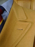 26/0314 wonderful vintage pure camelhair polo style d/b overcoat coat w/ back strap 38-40