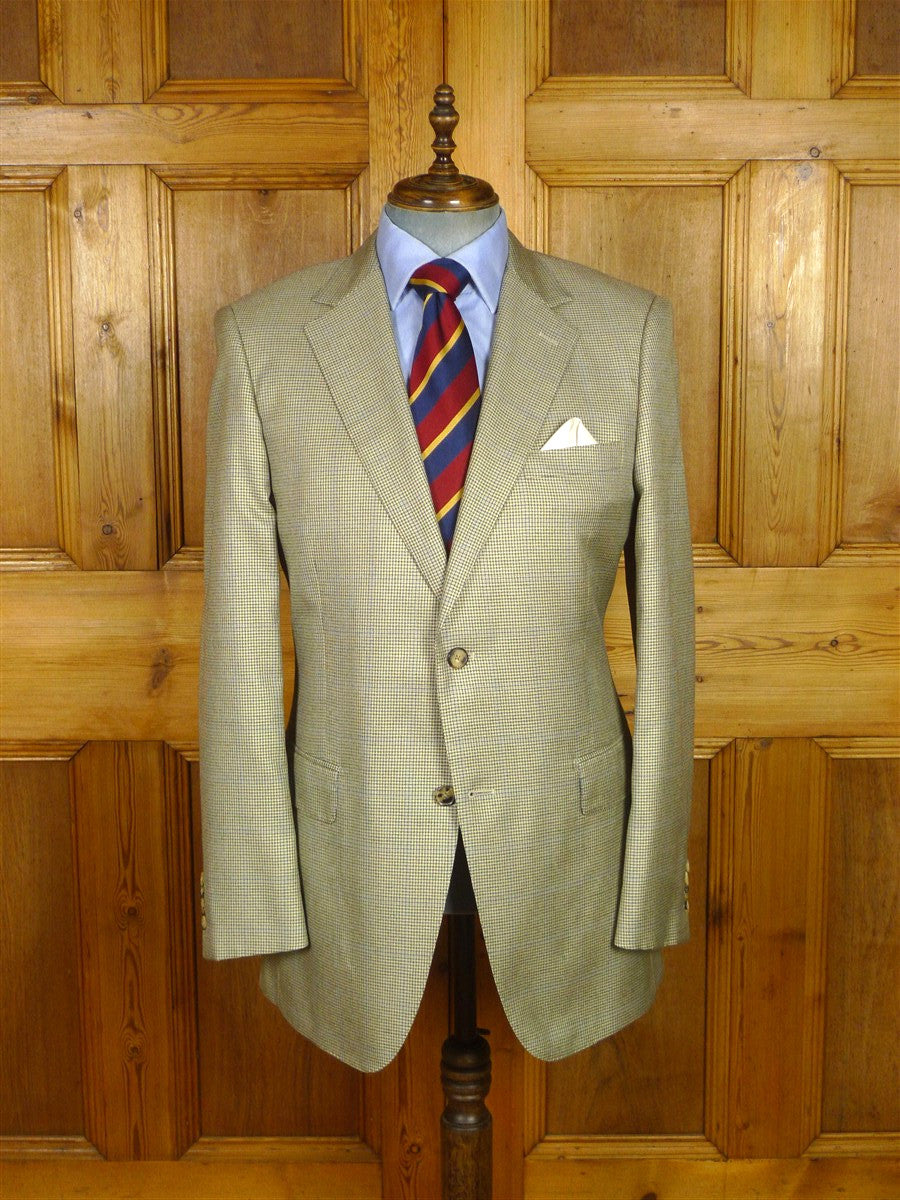 26/0315 immaculate gieves & hawkes savile row 52% silk 48% wool sports jacket blazer 42 long