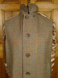 26/0308 near immaculate vintage baron of piccadilly scottish gun check tweed inverness cape 42