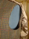 26/0308 near immaculate vintage baron of piccadilly scottish gun check tweed inverness cape 42