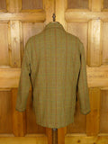 26/0309 immaculate p&j haggart of aberfeldy heavyweight wp check tweed shooting field coat 42-44