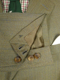 26/0327 immaculate 2012 meyer & mortimer savile row bespoke brown wool twist blazer suit jacket 42 long