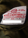 26/0327 immaculate 2012 meyer & mortimer savile row bespoke brown wool twist blazer suit jacket 42 long