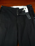 26/0332 vintage 1990 immaculate n.h. chapman savile row bespoke black barathea wool dinner suit 43 regular