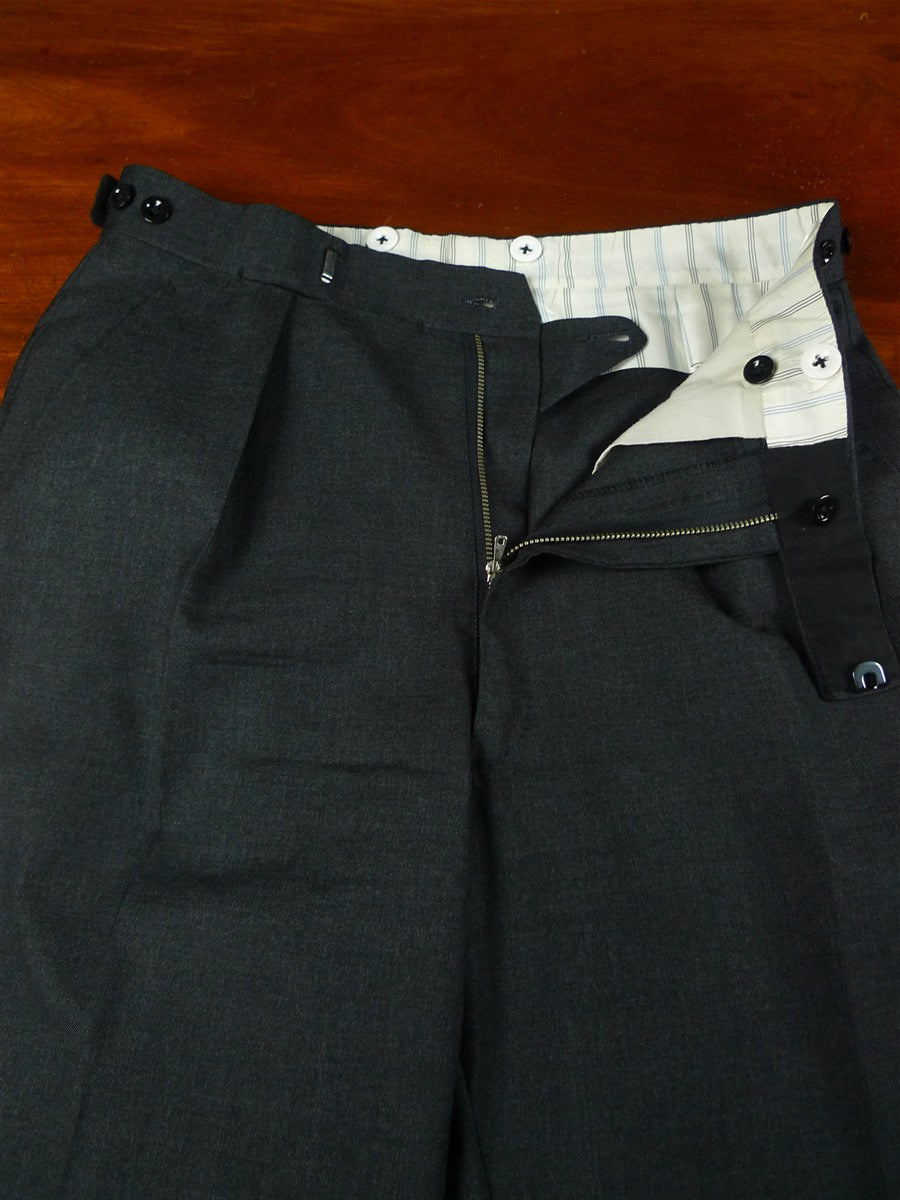 26/0360 sims & macdonald 2001 savile row bespoke grey wool & mohair suit 37 extra long