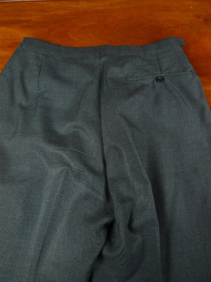 26/0360 sims & macdonald 2001 savile row bespoke grey wool & mohair suit 37 extra long