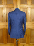 26/0356 turnbull & asser 2-tone blue wool & silk blazer jacket 38-39 regular