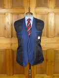 26/0356 turnbull & asser 2-tone blue wool & silk blazer jacket 38-39 regular
