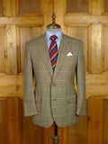 26/0350 near immaculate daks dd 100% wool house check lightweight sports jacket blazer 40 short