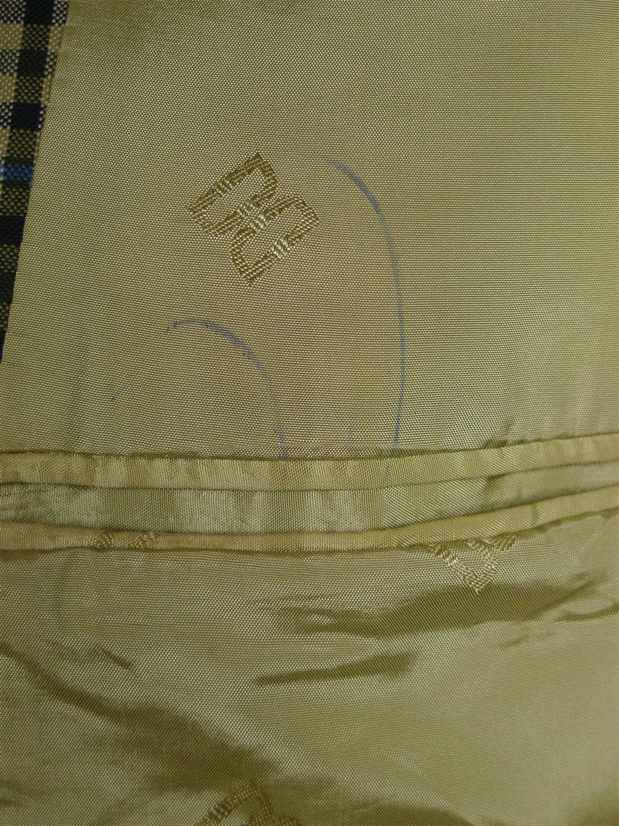 26/0350 near immaculate daks dd 100% wool house check lightweight sports jacket blazer 40 short